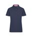 Polo Traditional Femme Bleu Marine Rouge Blanc James And Nicholson-1