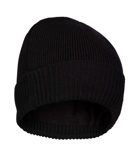 Unisex adult chuck waterproof beanie black Trespass