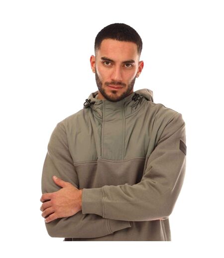 Sweat À Capuche Homme Marron Boss