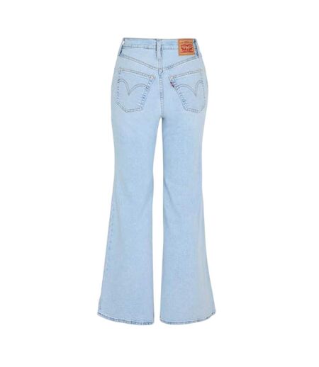 Womens/ladies Ribcage High Rise Wide Leg Jeans Bells N Whistles Levis