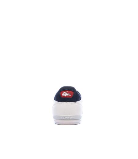 Baskets blanches homme lacoste chaymon