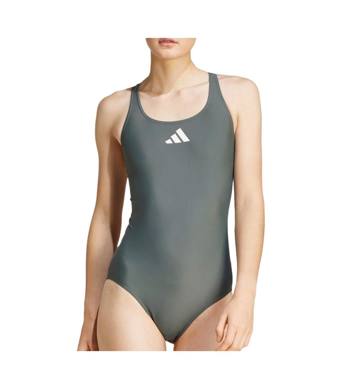 Maillot de bain gris femme adidas jh3292-1