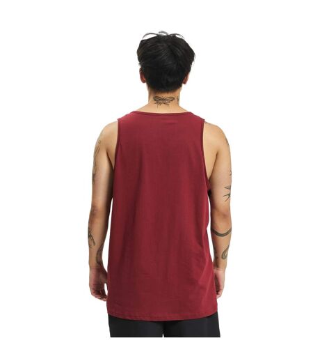 Débardeur Motif/style Uni Homme Bordeaux Build Your Brand