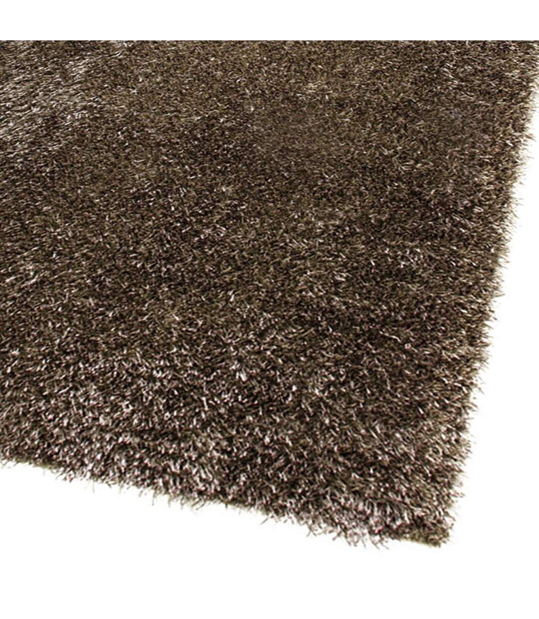 Tapis longs poils shaggy tissé motif uni COLMOR