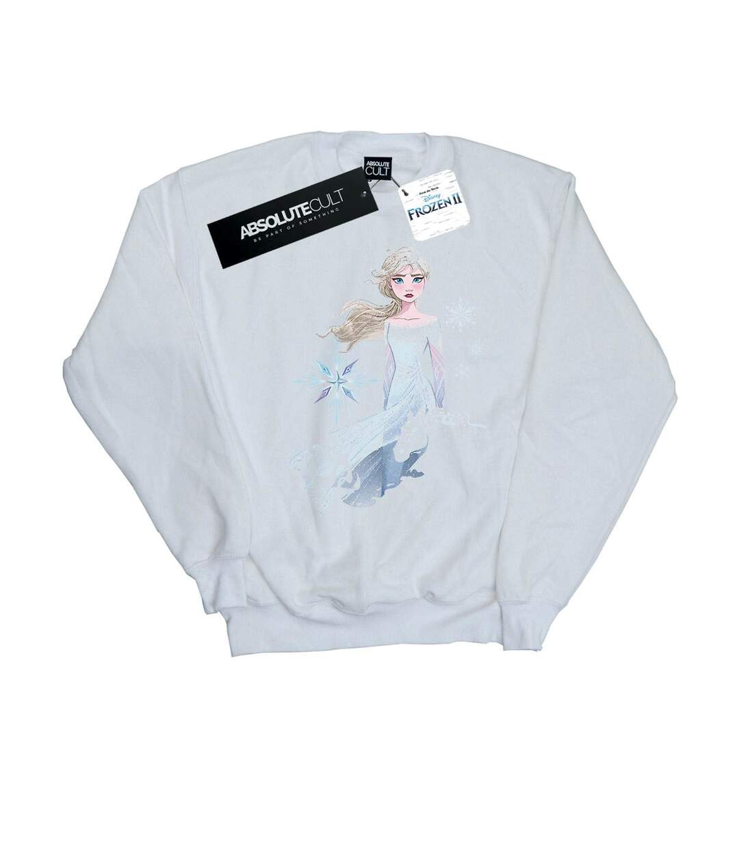 Disney - Sweat FROZEN ELSA NOKK SILHOUETTE - Femme (Blanc) - UTBI18730-1