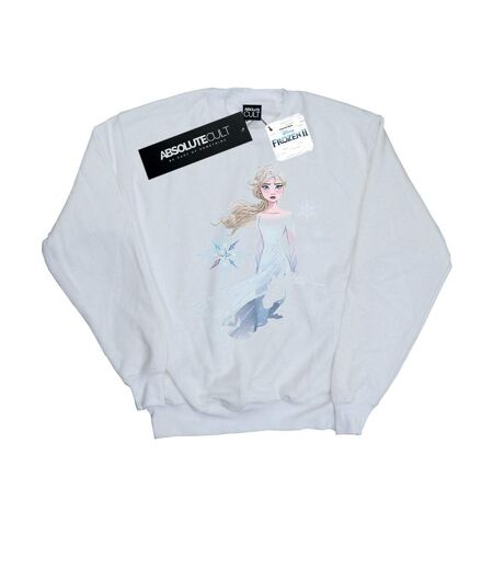 Disney - Sweat FROZEN ELSA NOKK SILHOUETTE - Femme (Blanc) - UTBI18730