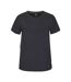 Womens/ladies Lasered Iso-chill T-shirt Black Under Armour-1