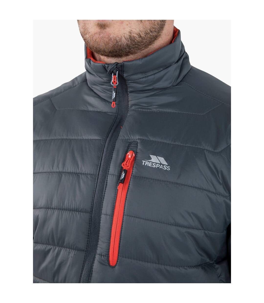 Trespass Mens Norman Padded Jacket (Carbon)