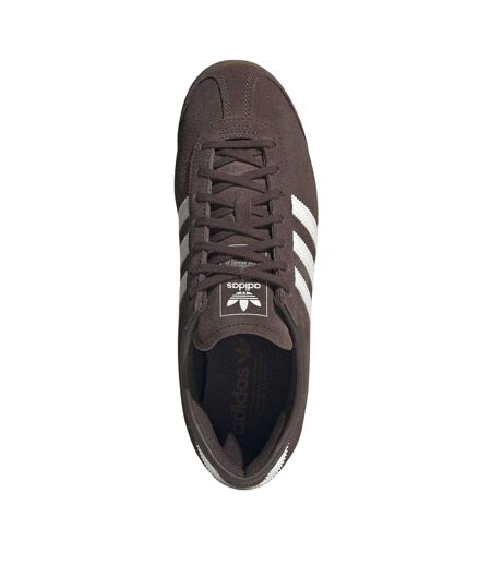 Womens/ladies Italia 70s Suede Trainers Brown Off White Adidas