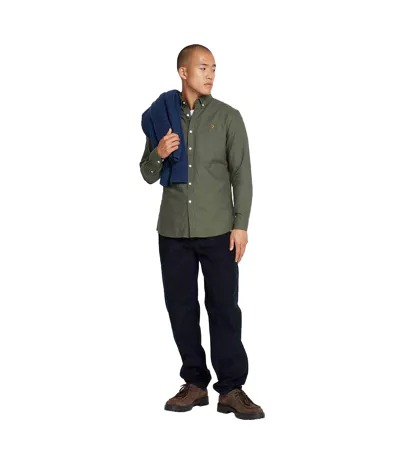 Chemise Brewer Homme Vert Foncé Farah