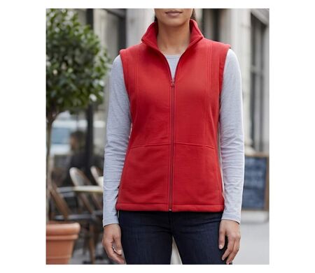 MAYFLOWER 828049U001 - Gilet sans manches bi-matière rouge : chaleur et style hybride
