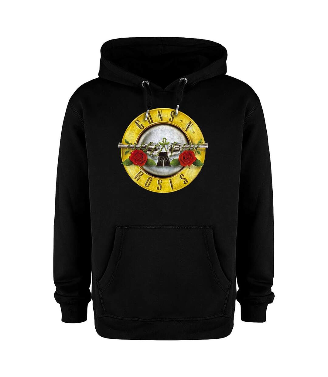 Unisex adult drum guns n roses hoodie charcoal Amplified