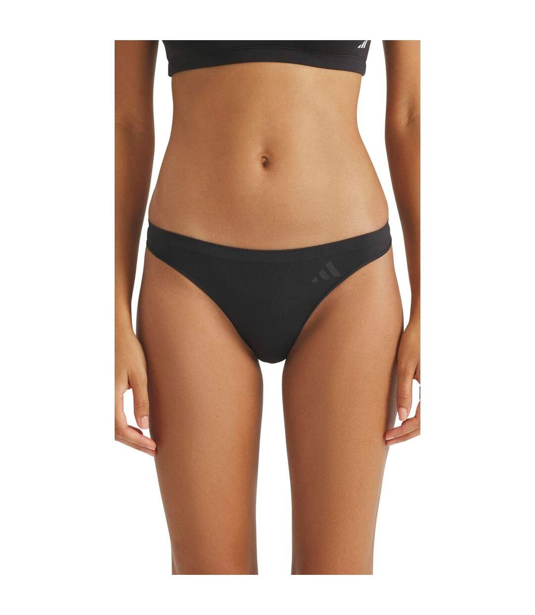 Lot De 3  Strings Femme Noir Adidas-3