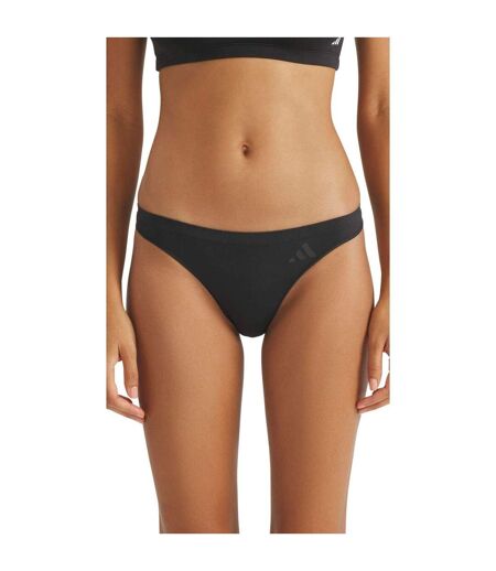 Lot De 3  Strings Femme Noir Adidas