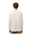Mens Cotton Loose Long-sleeved T-shirt Cream Lacoste-3
