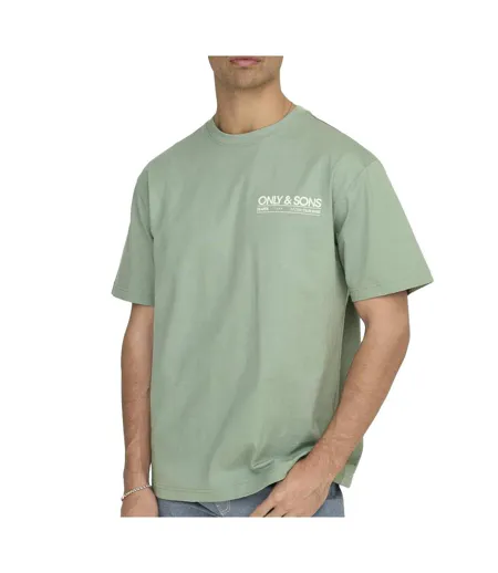 T-Shirt vert homme only & sons kazbah