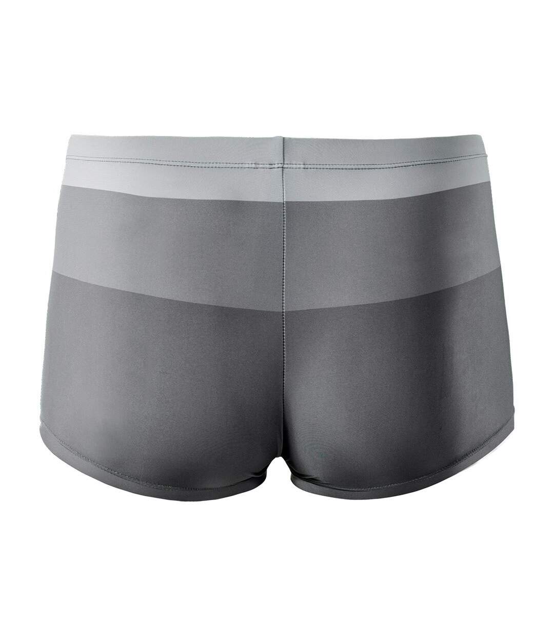 Short De Bain Motif/style À Rayures Homme Gris Aquawave-2