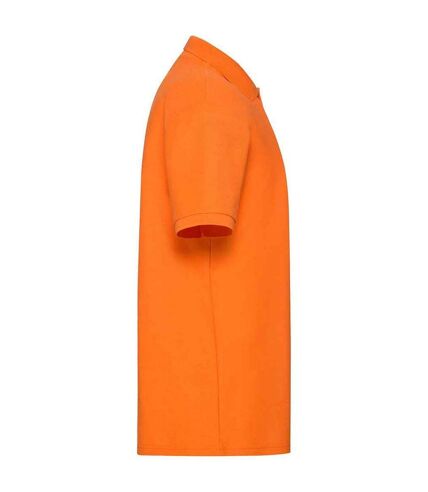 Polo homme orange Fruit of the Loom