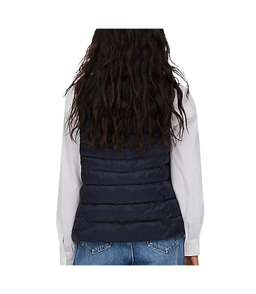 Doudoune Sans Manches Noir Femme Only Quilted-2