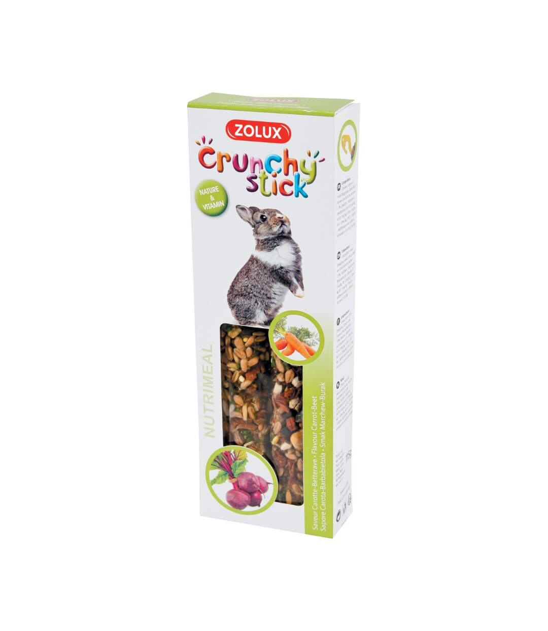 Crunchy stick pour lapin saveur carottes et betterave (Lot de 3)