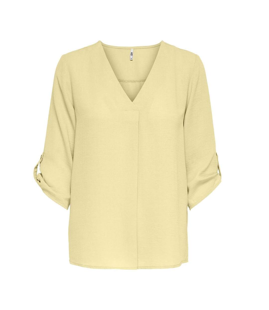 Blouse jaune femme jdy divyaa-1