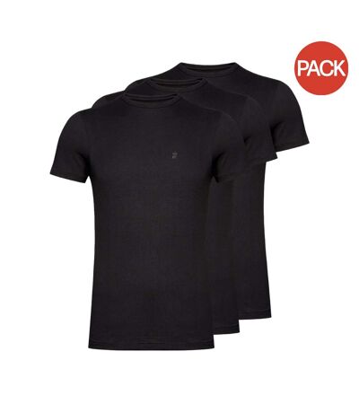 Pack of 3  Mens crew neck t-shirt  black French Connection