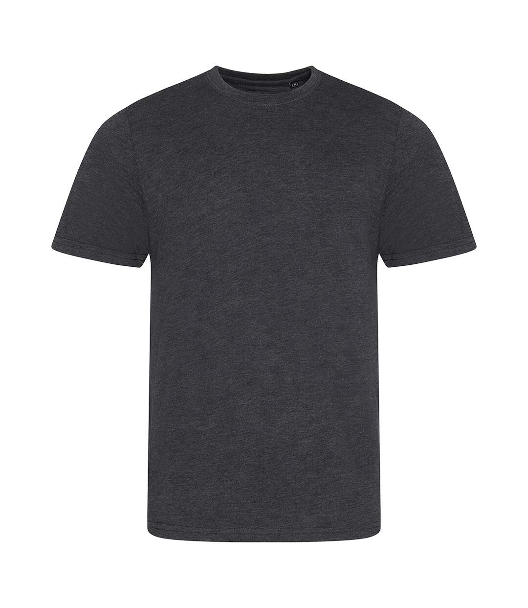 Mens tri blend t shirt heather charcoal AWDis