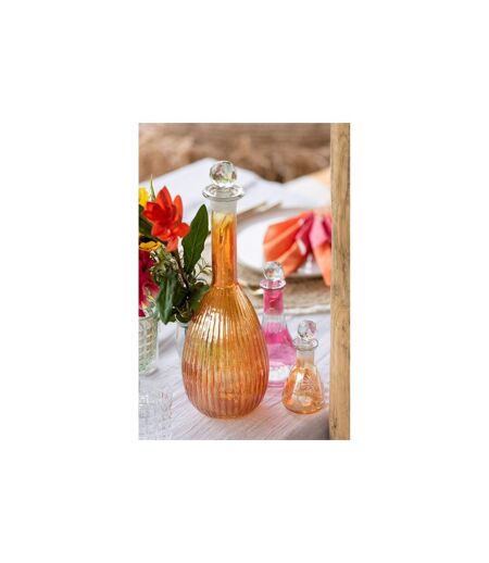 Carafe en Verre Lignes Anastasia 39cm Orange