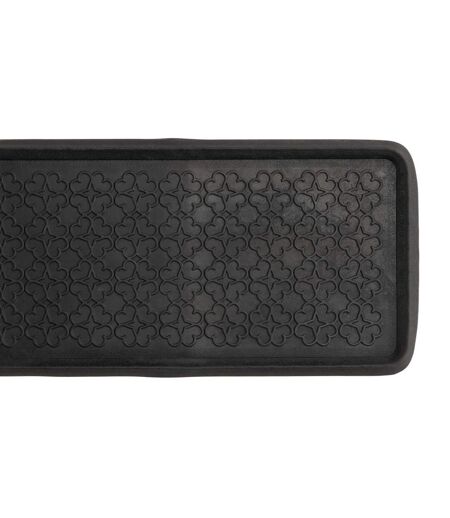 Paillasson en Caoutchouc Gunnar 45x75cm Noir