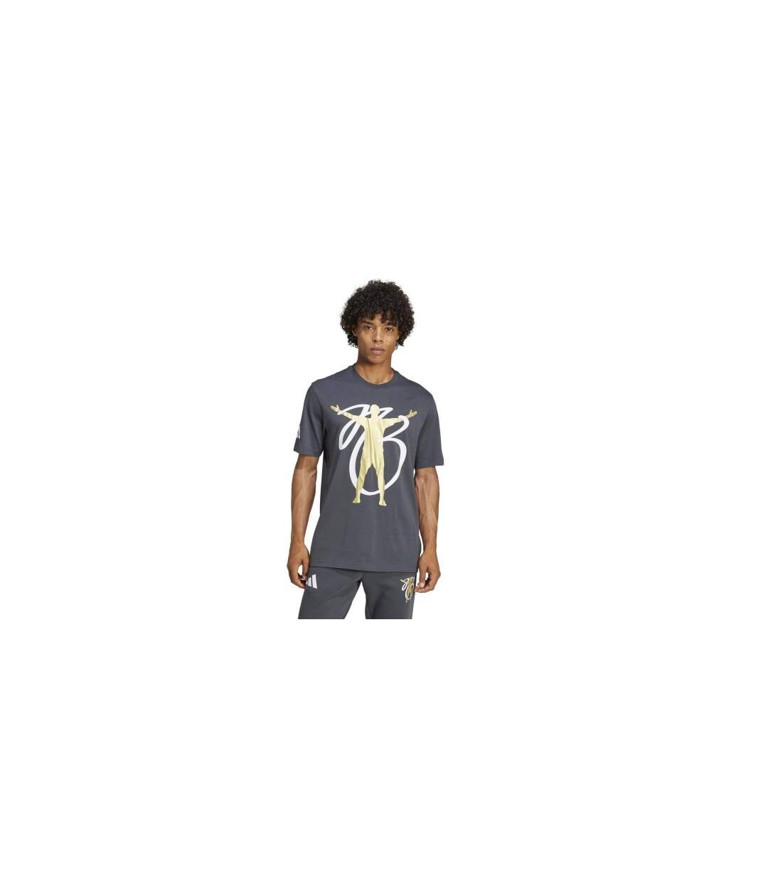 T-shirt Jude Bellingham Homme Gris Foncé Adidas-1