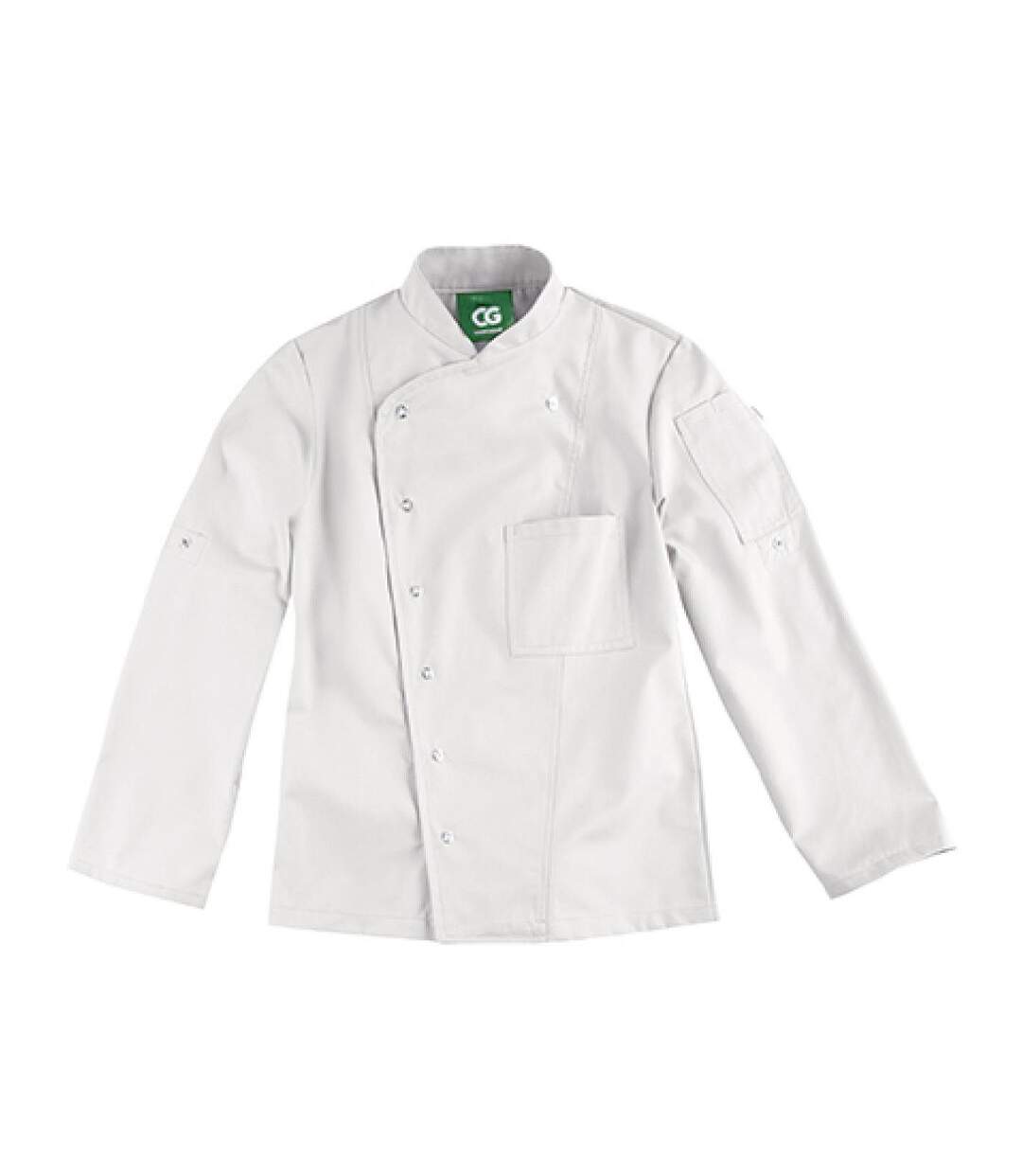 Veste de cuisinier turin greenature femme gris CG Workwear-1