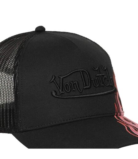 Casquette baseball imprimée avec filet et broderie 3D Feu Vondutch
