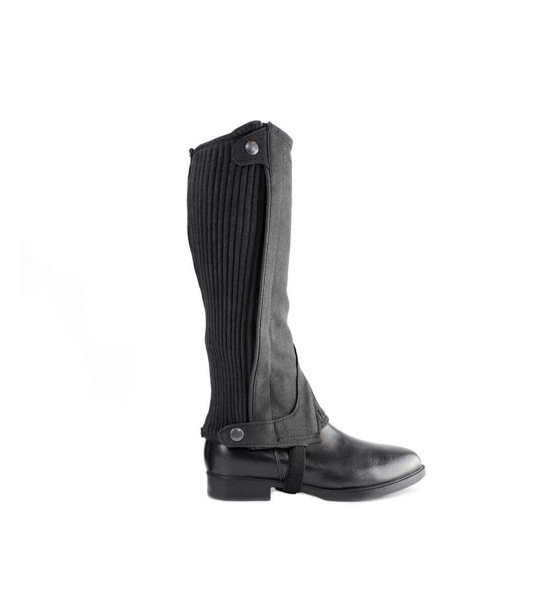 Demi-jambières En Cuir Amara Adulte Noir HyLAND-2