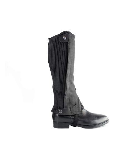 Demi-jambières En Cuir Amara Adulte Noir HyLAND
