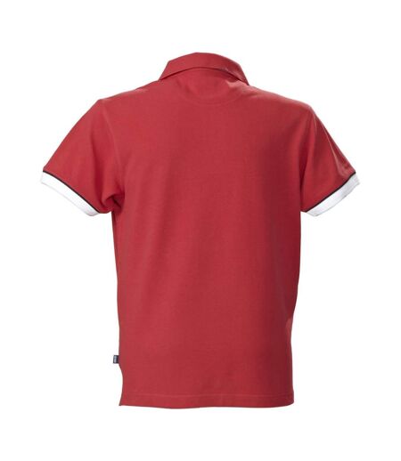 James Harvest Mens Anderson Polo Shirt (Red)