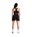 Womens/ladies Rete Seamless Shorts Black Miss Kick-3