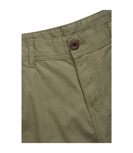 Mens Haze Organic Cargo Shorts Green Animal