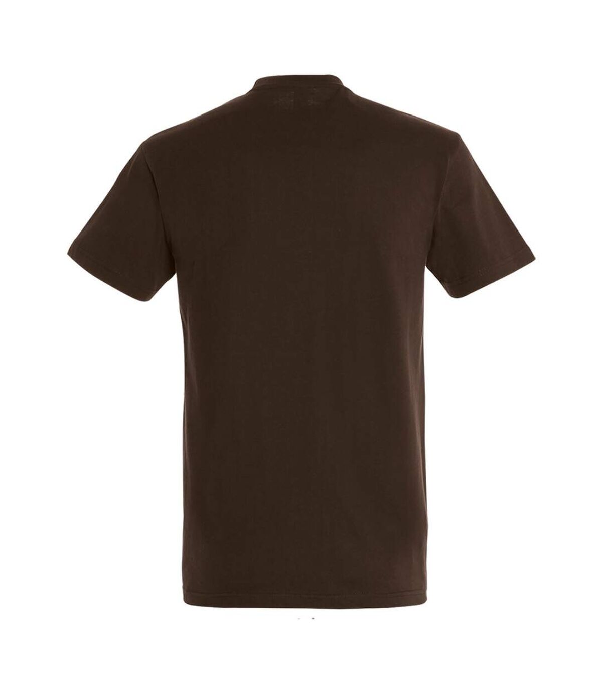 SOLS Mens Imperial Heavyweight Short Sleeve T-Shirt (Chocolate)