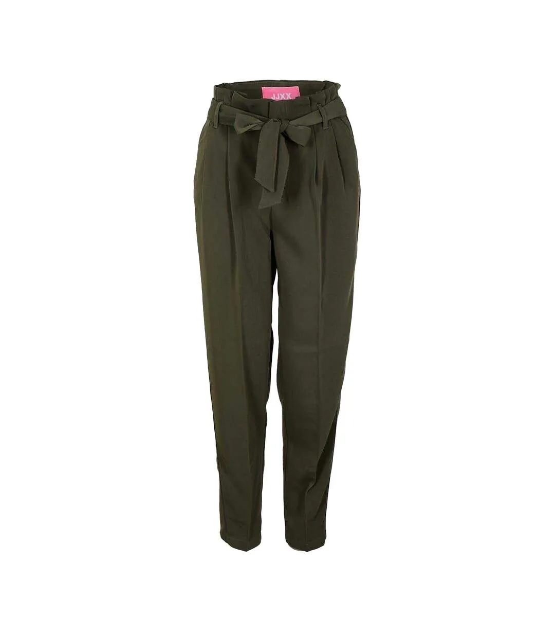 Womens/ladies Plain Straight Trousers Grape Leaf JJXX-1