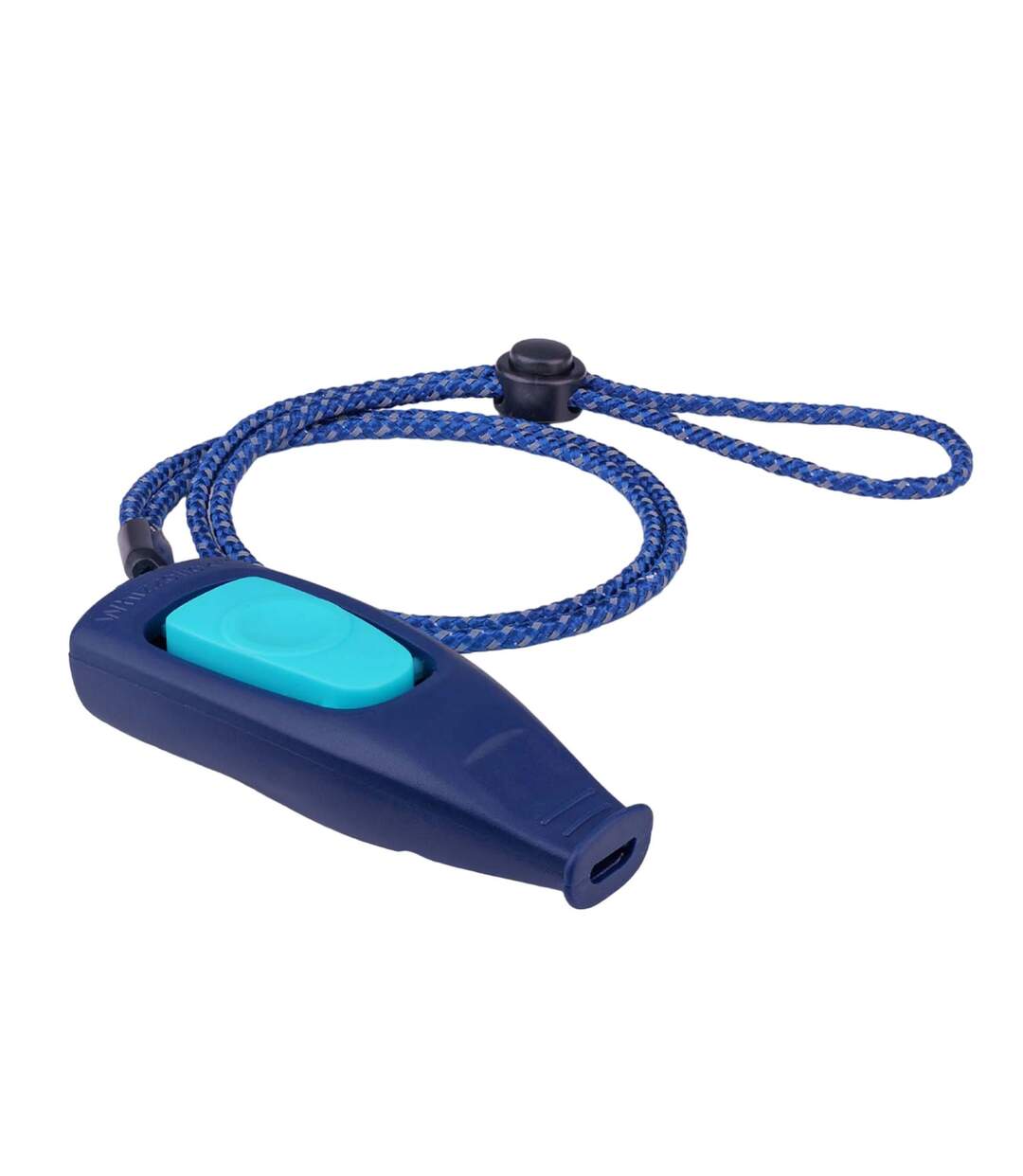 Sifflet et clicker pour le dressage des chiens whizzclick taille unique bleu marine / bleu clair Coachi