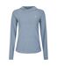 Sweat à capuche sprint city femme bleu délavé chiné Dare 2b