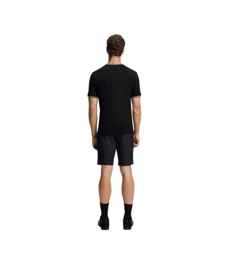Mens Hbg Taul Cotton Regular T-shirt Black Boss