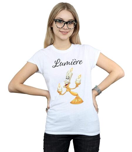 Disney Femme/Ladies Beauty And The Beast Be Our Guest - T-shirt en coton (Blanc) - UTBI15692
