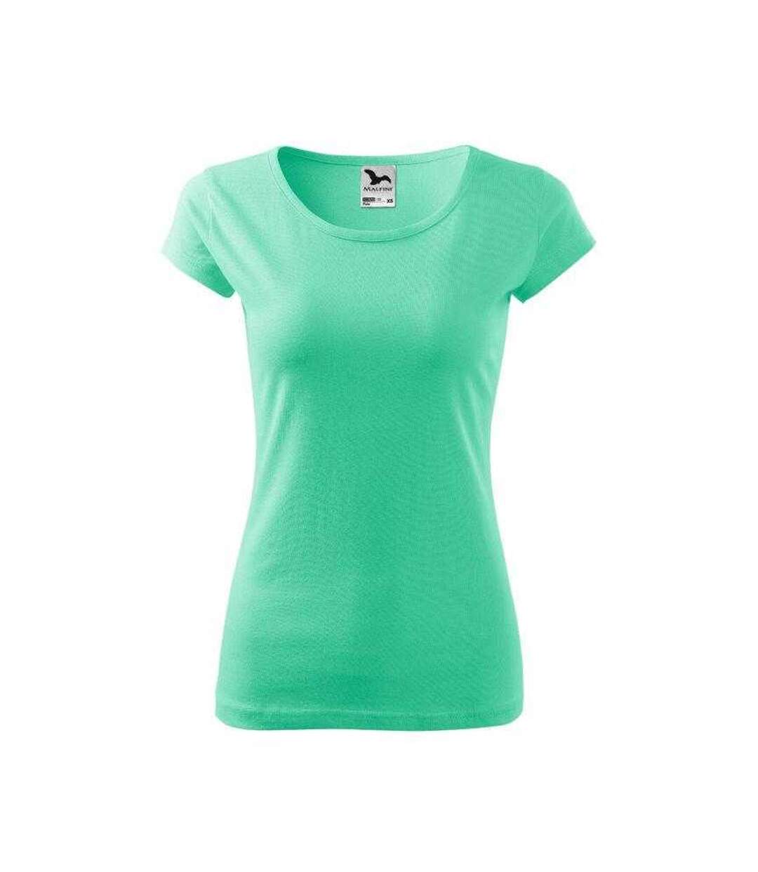 T-shirt Pure Femme Bleu Sarcelle Malfini-1