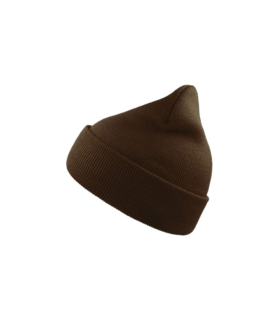 Bonnet avec revers wind mixte marron Atlantis