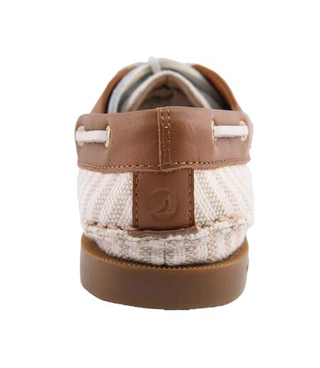 Chaussures Bateau Authentic Original Femme Blanc Naturel Sperry