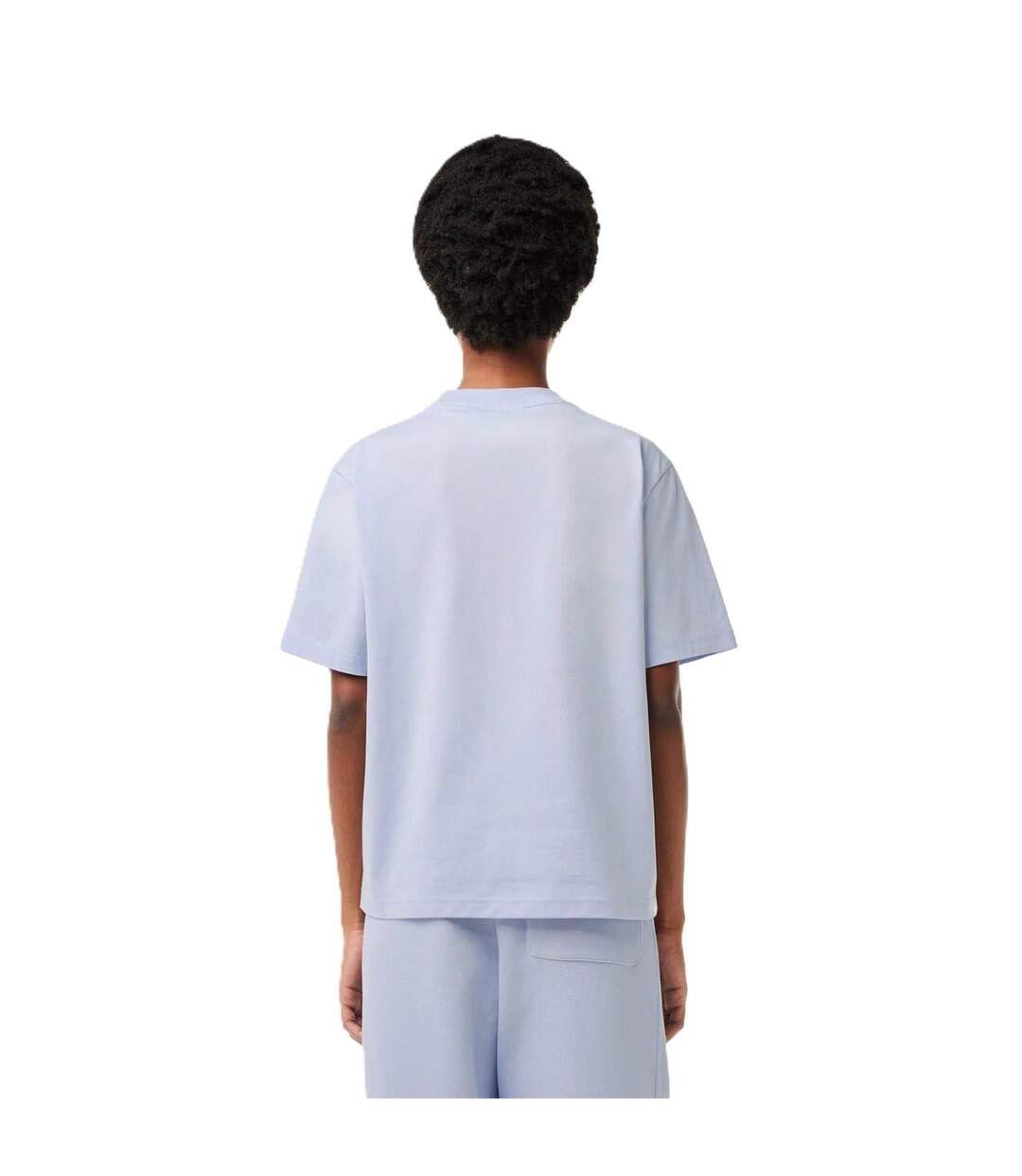 T-shirt Motif/style Logo Femme Bleu Lacoste-2