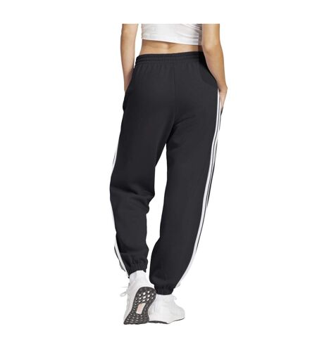 Pantalon De Jogging Motif/style 3 Rayures Femme Noir Blanc Adidas