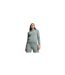 Womens/ladies No.1 Logo Fleece Overhead Hoodie Green Puma-1