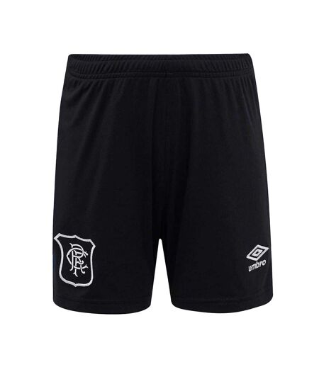 Short Third Motif/style Rangers Fc 2025/2026 Adulte Noir Bleu Umbro